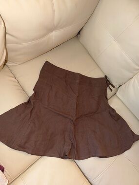 Athleta Chocolate Brown Flared Skort